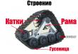 Niva と UAZ の車または戦車用のDIYキャタピラ
