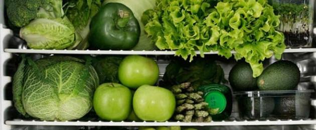 I opet „zeleno“: sve o prednostima zelenog povrća i voća.  O prednostima zelenog povrća Sirovo zeleno povrće
