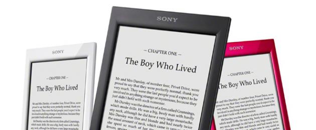 Sony e-book: χαρακτηριστικά, περιγραφή, κριτικές, φωτογραφίες.  Πληροφορίες σχετικά με άλλες σημαντικές τεχνολογίες σύνδεσης που υποστηρίζονται από τη συσκευή
