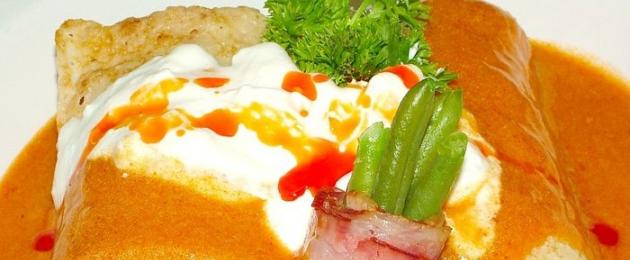 Przepisy na dania węgierskie.  Najsmaczniejsze i niezwykłe dania kuchni węgierskiej.  Węgierskie dania główne