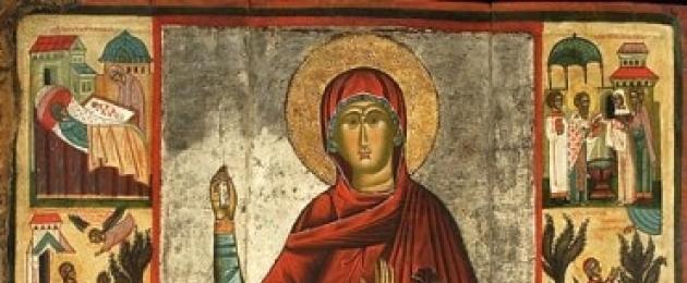 Kde je ikona svaté Paraskevy, která zachránila Mariupol před cholerou?  Svatý mučedník Paraskeva z Říma Ikona svaté Paraskevy z Říma v tom, co pomáhá