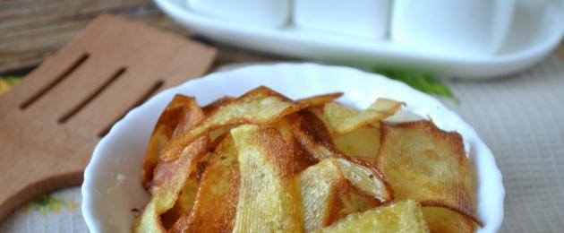 Делаем чипсы сами. Домашние чипсы — лучшие способы приготовления. Как правильно готовить чипсы в домашних условиях. Домашние чипсы — подготовка продуктов и посуды