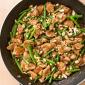 Χοιρινό και πράσινα φασόλια stir-fry Συνταγή με χοιρινό και πράσινα φασόλια