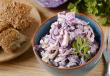 Салат из краснокочанной капусты с майонезом: рецепт, калорийность Салат из фиолетовой капусты с уксусом