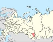 Detaljna satelitska karta regije Kemerovo