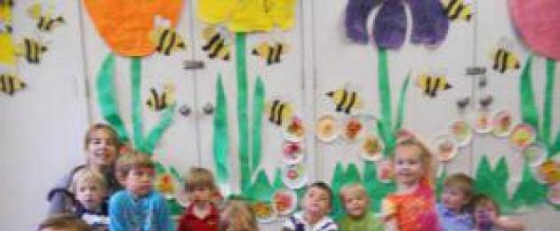 Весеннее оформление группы в детском саду своими руками. Весеннее украшение группы детского сада. Как красиво украсить стены в детском саду своими руками