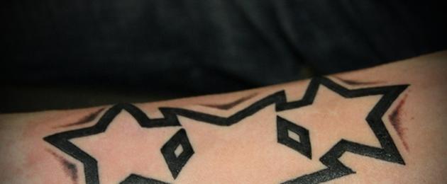 肩ゾーンの星 タトゥーの意味は 肩に星をつける 首輪の星の入れ墨の写真
