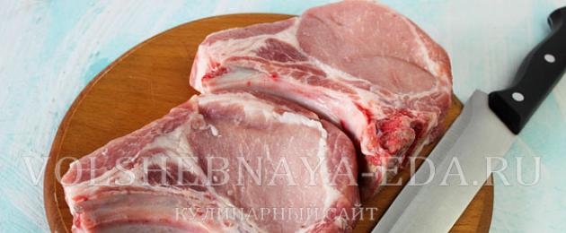 Kako skuvati svinjski odrezak?  Sočni svinjski odrezak: šest recepata Kako skuhati svinjski odrezak