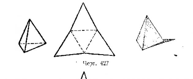 Все формулы для правильной четырехугольной пирамиды. Высота пирамиды. Как ее найти? Основные свойства правильной пирамиды