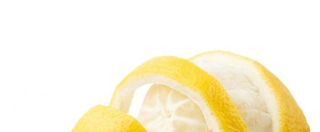 Kako koristiti limunovu koricu u kuvanju.  Recept za koricu citrusa.  Šta je limunova kora