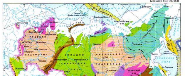 Jaka ulga i minerały. Afryka. Ulga i struktura geologiczna, zasoby naturalne. Minerały obszarów składanych